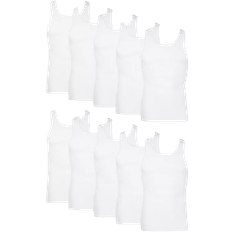 Men - XXL Tank Tops Hanes Men's Tank Top Undershirt 10-pack - White