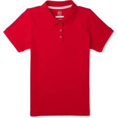 Wonder Nation Kid's Polo Shirt with Short Sleeves - Brilliant Red