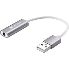 USB A -3.5mm Adapter M-F