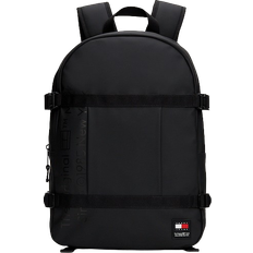 Tommy Hilfiger Herren Rucksäcke Tommy Hilfiger Essential Webbing Strap Dome Backpack - Black