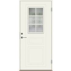 Ytterdörr 90 x 210 Swedoor Clever-Line P-710 Ytterdörr Cotswoldglas S 0502-Y V (90x210cm)