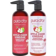 Pura d'or Apple Cider Vinegar Thin2Thick Shampoo & Conditioner Set