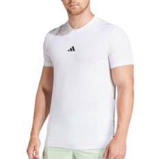 3XL - Slim T-shirts Adidas Men's Training Workout Tee - White