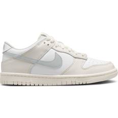 Beige Urheilukengät Nike Dunk Low GS - White/Phantom/Light Silver