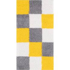 THE RUGS Modern Luxury Shaggy Grey, White, Yellow 80x150cm