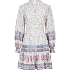 Neo Noir Malti Mini Border Dress - Ash Rose
