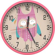 vidaXL 4008399 Pink Reloj de pared 25.5cm