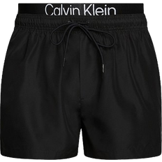 Calvin Klein Double Waistband Swim Shorts - Pvh Black