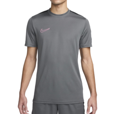 Nike Men's Academy Dri-Fit Short-Sleeve Soccer Top - Iron Grey/Black/Sunset Pulse