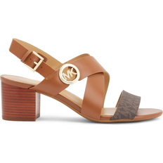 Michael Kors Sandals Michael Kors Vera Logo-Plaque - Brown