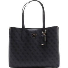 Donna Borse per la spesa Guess Meridian Girlfriend Tote Bag - Coal Logo