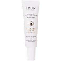 Idun Minerals Ultra Light Daily Face Cream Solsken SPF50 30ml