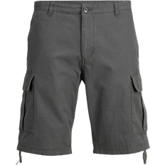 Jack & Jones Regular Fit Cargo Shorts - Grey/Asphalt