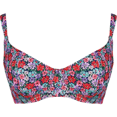 Multicoloured Bikinis Curvy Kate Kitsch Kate Multiway Balcony Bikini Top - Multicolour