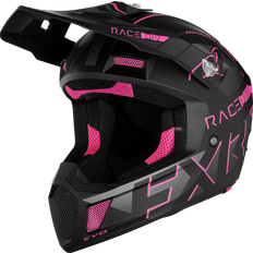 FXR Motorhelmen FXR Clutch Evo 2023 Sneeuwscooter Helm, zwart-pink, afmeting voor man