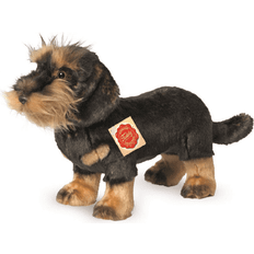 Plastikspielzeug Stofftiere Hermann Teddy Rough Haired Dachshund Standing 28cm