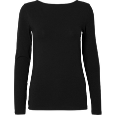 Selected t shirt Selected Cora Reversible Long Sleeved T-shirt - Black