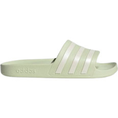 adidas Adilette Aqua - Linen Green/Zero Metalic