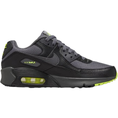 Nike Textile Children's Shoes Nike Air Max 90 Next Nature GS - Black/Volt/Volt/Dark Grey