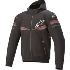 Alpinestars Sektor Tech V2 Hoodie Svart/Knall Rød Voksen