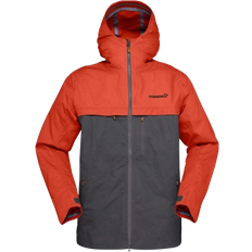 Herre - Ski Jakker Norrøna Svalbard Jacket Men - Rooibos Tea/Slate Grey