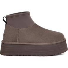 Damen - Wolle Stiefeletten UGG Classic Mini Dipper - Thundercloud