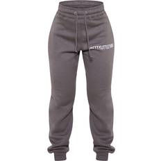 PrettyLittleThing High Waisted Cuffed Sweatpants - Charcoal