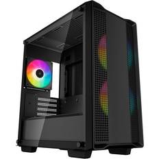DeepCool Datorchassin DeepCool CC360 ARGB Tempered Glass Black