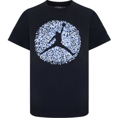 D122 Nike Big Kid's Jordan Poolside Jumpman Graphic T-shirt - Black (95D122-023)