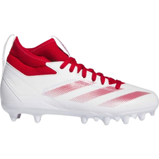 Adidas White Football Shoes Children's Shoes Adidas Kid's Adizero impact .2 - Cloud White/Team Power Red 2/Cloud White