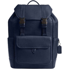 Bags Coach League Flap Backpack - Deep Blue