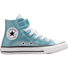 Converse Blue Children's Shoes Converse Kid's Chuck Taylor All Star Coated Glitter Easy-On - Winter Slay/White/Black