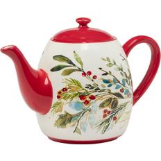 Certified International Christmas Gatherings Teapot 0.28gal