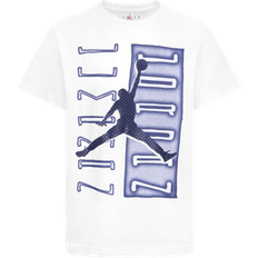 S T-shirts Nike Big Kid's Air Jordan AJ11 Vertical Columns T-shirt - White (95D303-001)