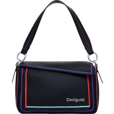 Desigual Handväskor Desigual Multilineare Handtasche mit Reißverschluss BLACK U