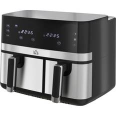 Homcom Hot Air Fryer 8.5L Dubbelkammare 8In1 Recept