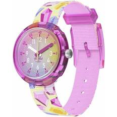 Flik Flak 5 Power Time FPNP155 Sparkling gemstones Roze