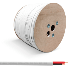Speaker Cables QED QX16/2 - 2 Core Flame Retardant - White