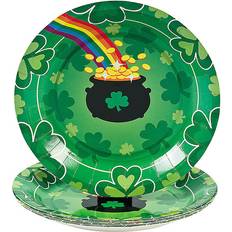 Platos Desechables St. Patrick`s Day Pappteller 8 St