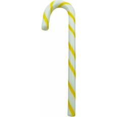 Kosta Boda Prydnadsfigurer Kosta Boda Polka Candy Cane Vit/Gul, 17cm Prydnadsfigur