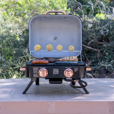 Grills Kenmore 2-Burner Portable Tabletop Retro