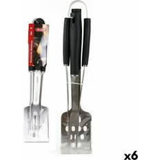 Grilltillbehör Algon Black 3-Delat BBQ Verktygset 6 Enheter