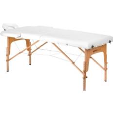 ActiveShop Sammenklappelig massagebriks i træ Comfort Fizjo Lux 2 segment 190x70 HVID