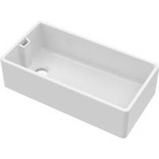 White Kitchen Sinks Balterley Single Belfast Kitchen Sink No Tap Hole 895mm