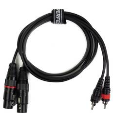 XLR Hona Till Phono RCA-Kabel 1,3m