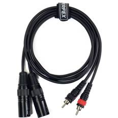XLR Hane Till Phono RCA-Kabel 1,3m