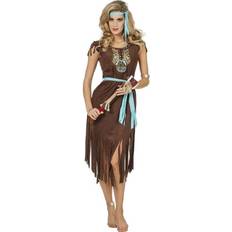 Kostumer Indianer Skønhed Deluxe Kostume