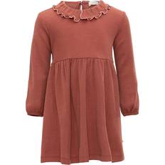 Minimalisma Autumn Blush with Cloudberry contrast Artistic Kjole 4-5 år