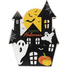 Halloween Skeletons Happy Halloween Haunted House Aufsteller 12cm