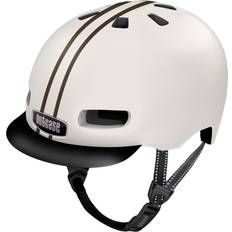 Nutcase street leather bound stripe gloss mips Fahrradhelm